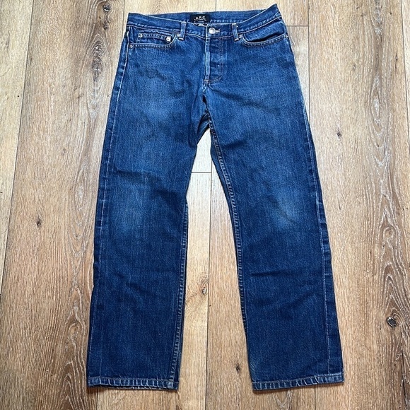 A.P.C. Medium Wash Hipster Jeans Size 29 - Picture 1 of 9